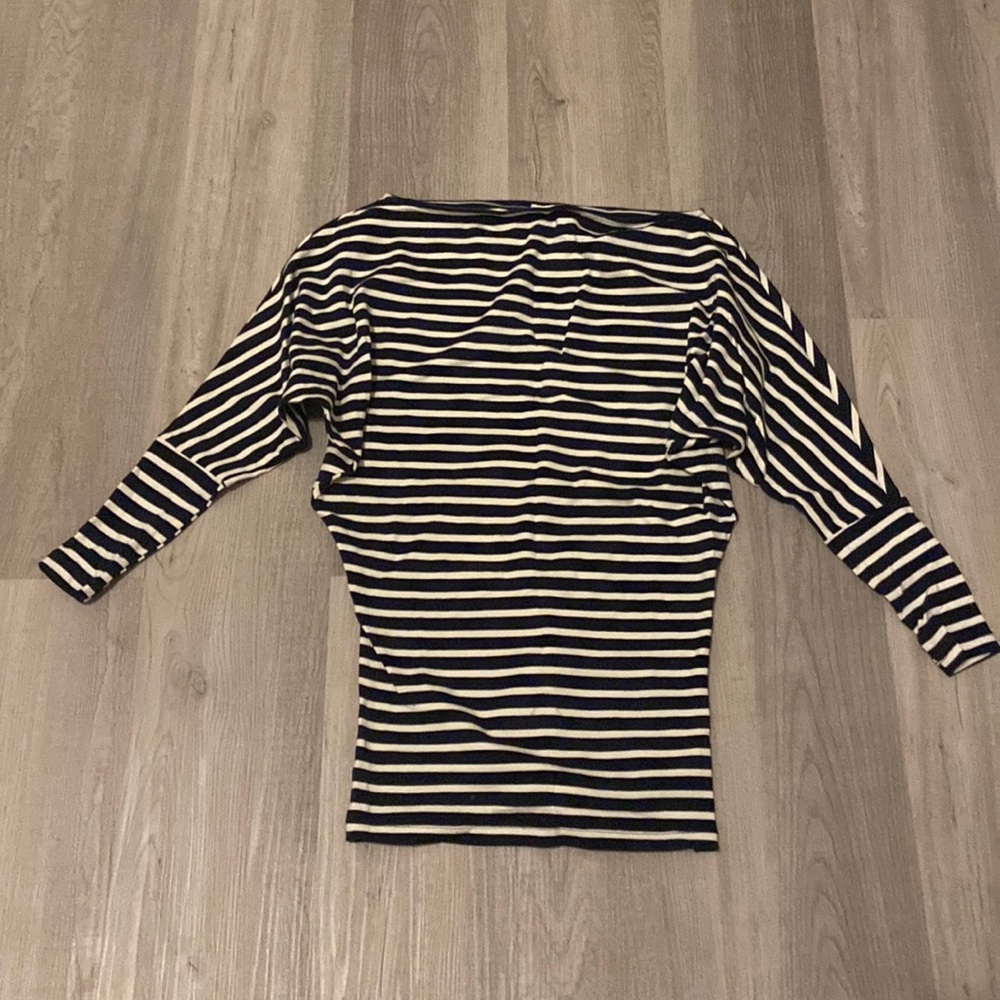 Free People striped blue and white tunic dress